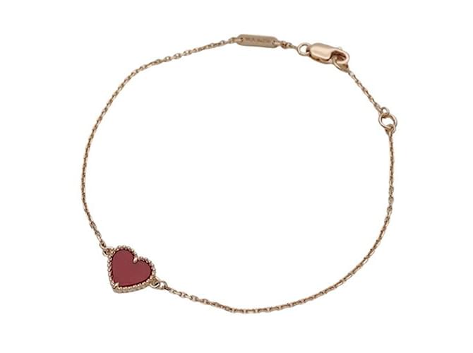 Pulseira de Coração Sweet Alhambra da Van Cleef & Arpels Dourado Ouro rosa  ref.1467446