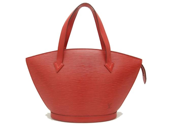 Louis Vuitton Epi Saint Jacques Tote Bag Red Leather  ref.1467625