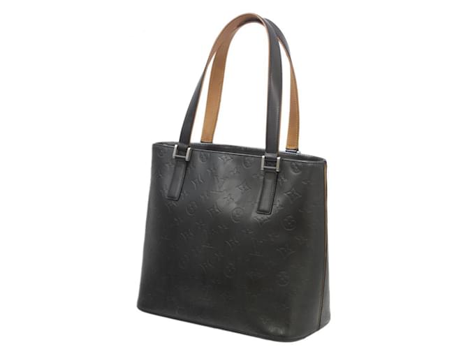 Louis Vuitton Stockton Tote Bag Schwarz Tuch  ref.1467863