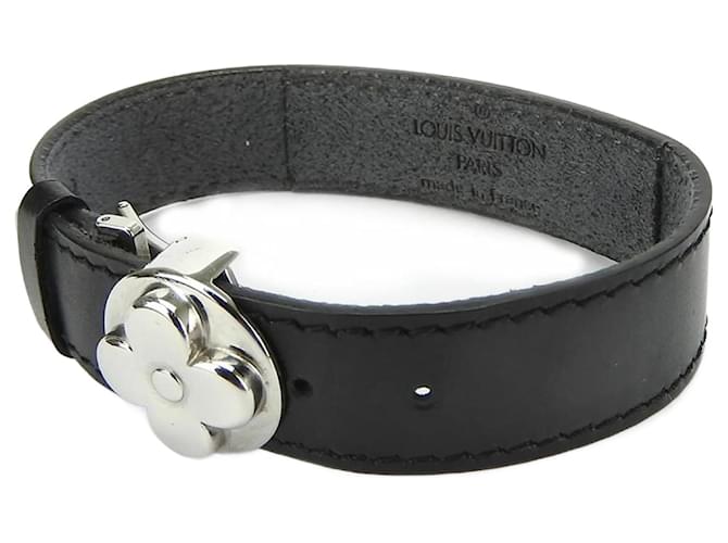 Bracelet en cuir noir Louis Vuitton  ref.1468095