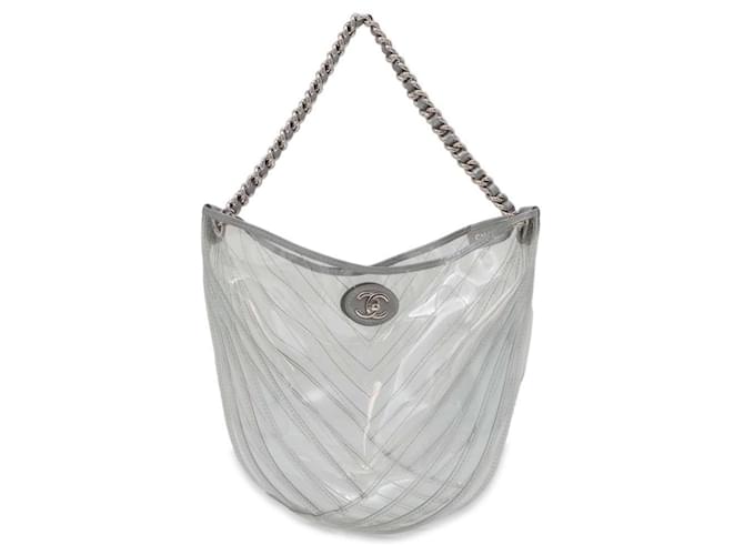 Chanel Clear Vinyl Chain Shoulder Bag