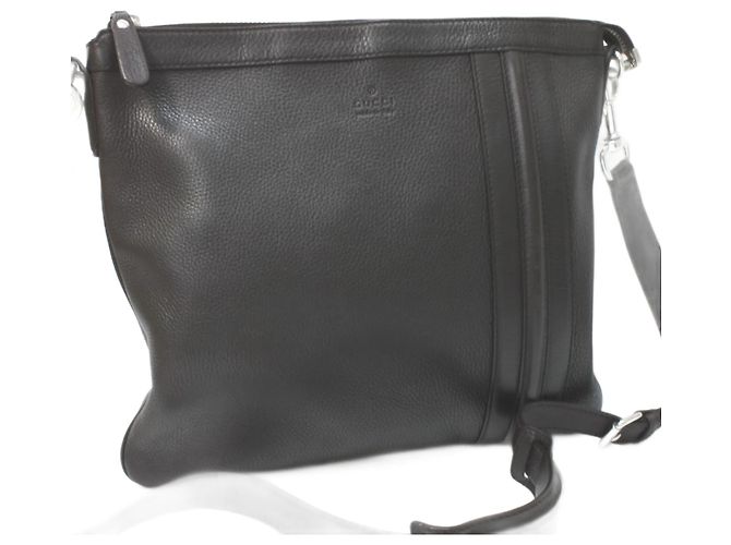 Gucci braune Leder Schultertasche