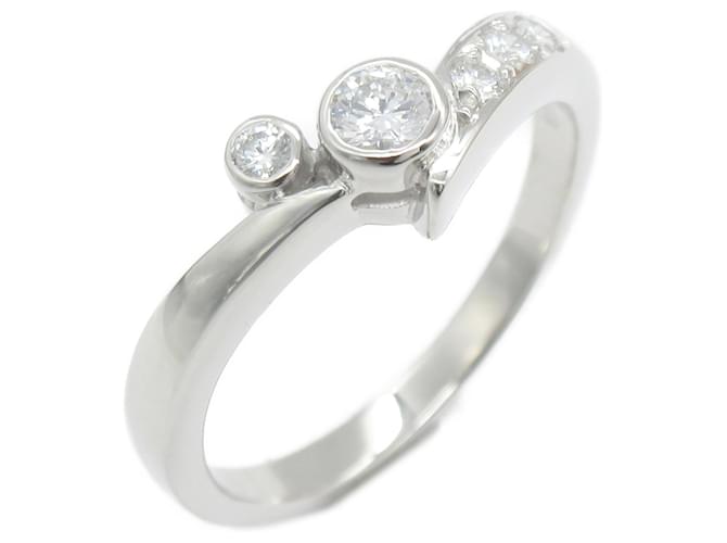 Mikimoto Platinum Band Ring  ref.1468388