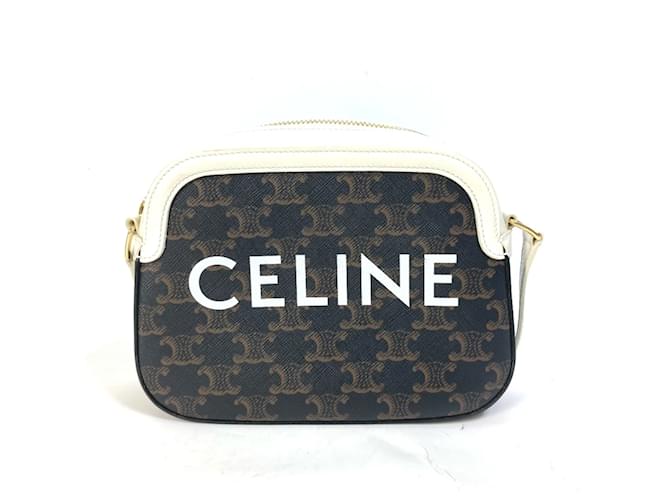 Céline Sac pochette en bandoulière Celine Brown Marron  ref.1468437