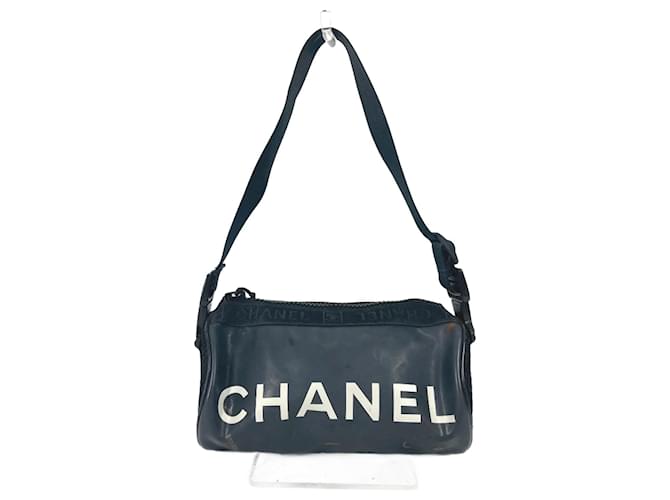 Bolsa de ombro esportiva Chanel A28561 Preto Lona  ref.1468643