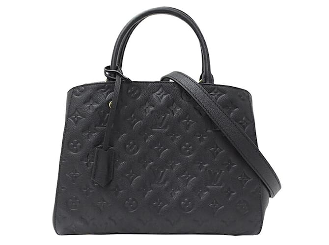 Borsa a mano Monogram Empreinte Louis Vuitton Nero Tela  ref.1468889