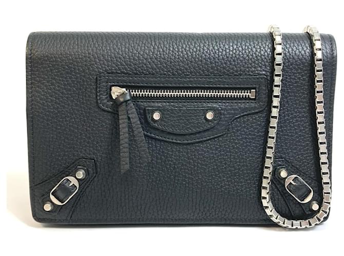 Everyday Balenciaga Black Leather Shoulder Bag  ref.1468917
