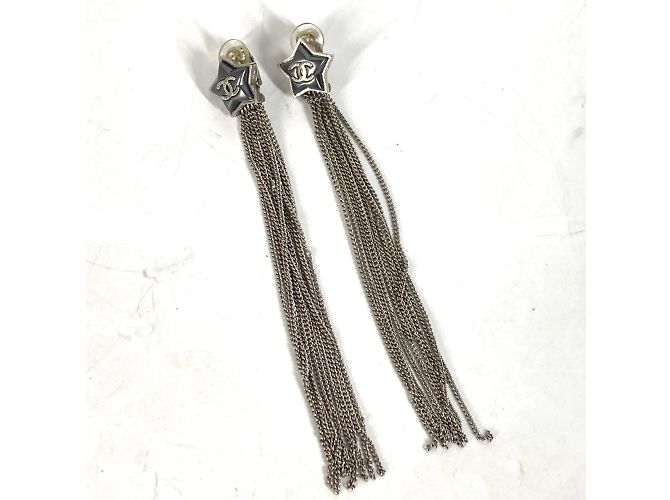 Chanel Silber Ohrringe