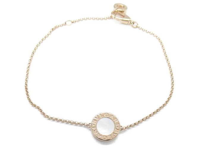 Bulgari Bracelet charm en nacre Bvlgari Or rose Blanc  ref.1469049