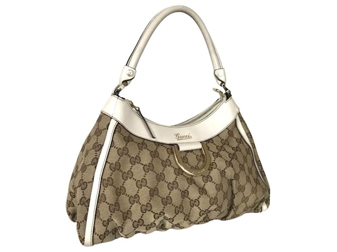 Gucci Abby Sling Bag White Beige Cloth  ref.1469116