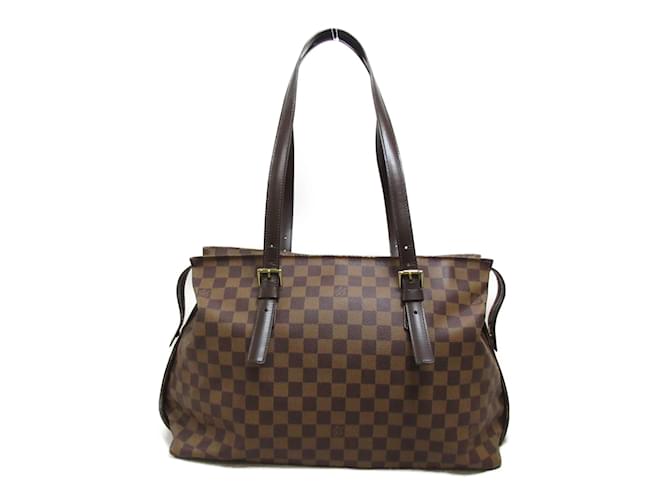 Sac à main Chelsea de Louis Vuitton Marron  ref.1469185