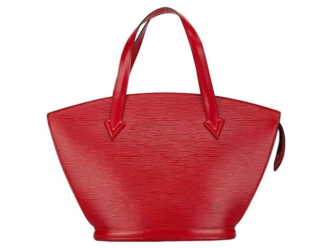 Sac à main Epi Saint Jacques de Louis Vuitton Cuir Rouge  ref.1469294