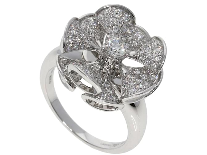 Bulgari Bague en diamant motif fleur Diva Dream de Bvlgari Or blanc  ref.1469468