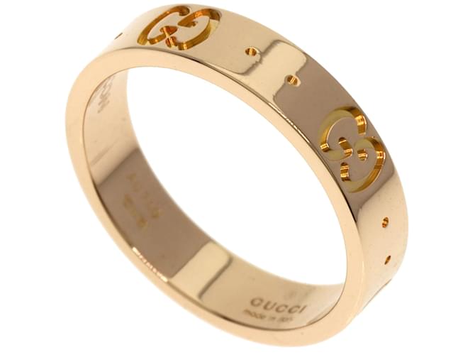 Bague Gucci Icon #9 en or rose 18K Doré  ref.1469521