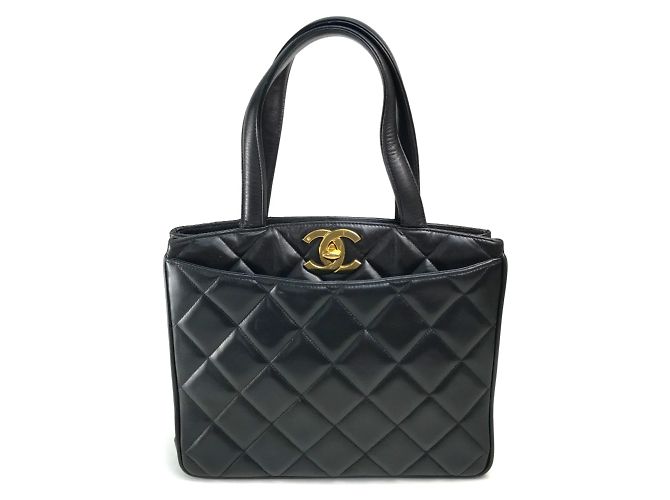 Borsa tote Chanel CC Mark Nero