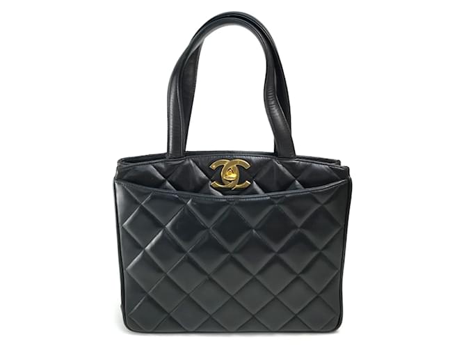 Chanel CC Mark Tote Bag Black Leather  ref.1469832