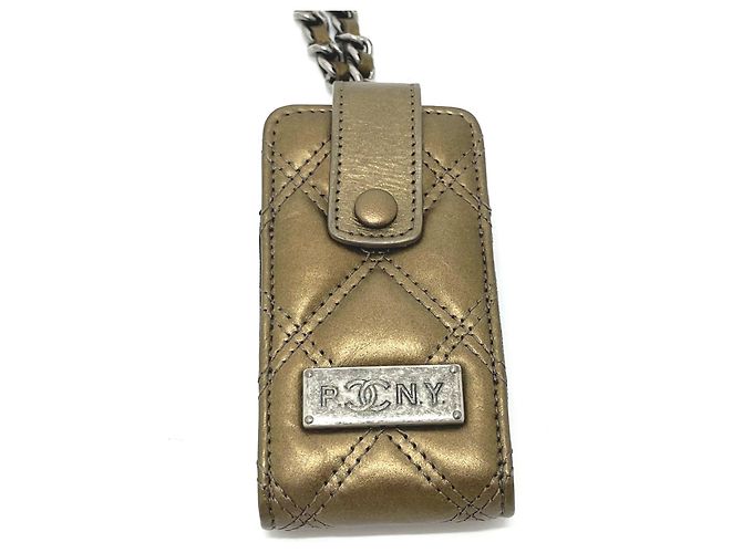 Chanel A32475 Matelassé Multi Case Mini Borsa a Spalla con Catena D'oro