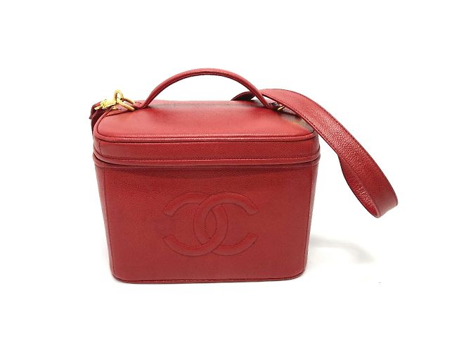 Bolsa de Ombro Chanel CC Mark 2WAY Vermelho