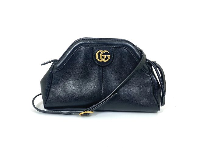 Bolsa de Ombro GG Marmont 524620 da Gucci Preto