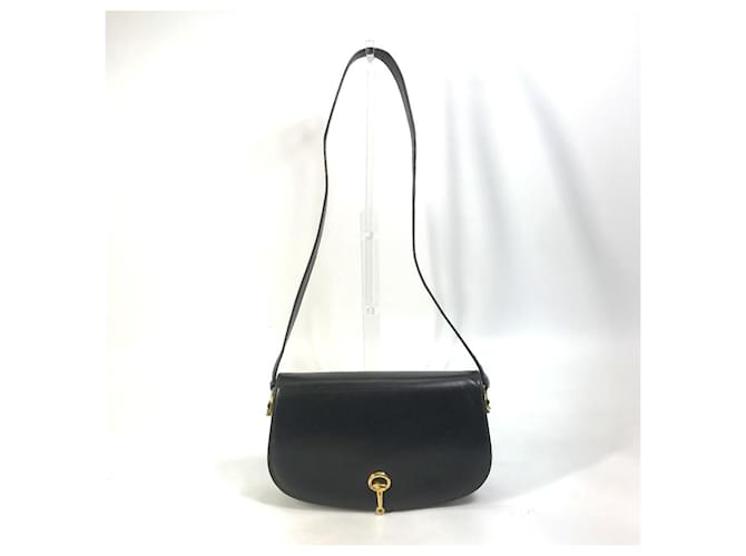 Sac à bandoulière Gucci Old Gucci Pochette Cuir Noir  ref.1470058