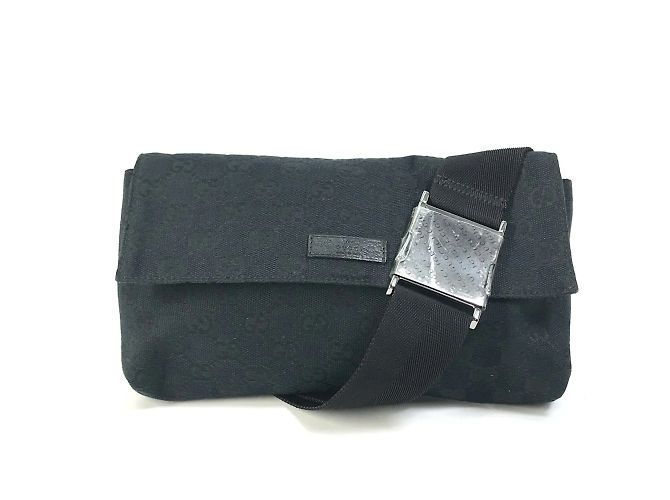 Borsa a tracolla Gucci 146304 GG Nero