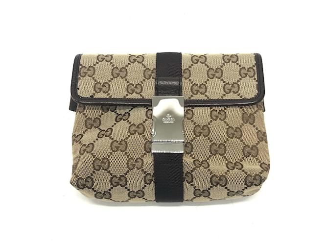 Sac banane GG Gucci 131236 Beige  ref.1470089