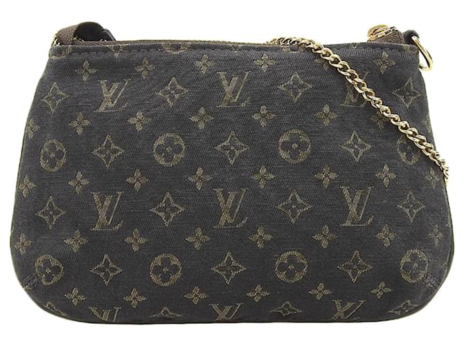 Louis Vuitton Monogram Lan Pochette Accessoires Pouch Brown Patent leather  ref.1470205