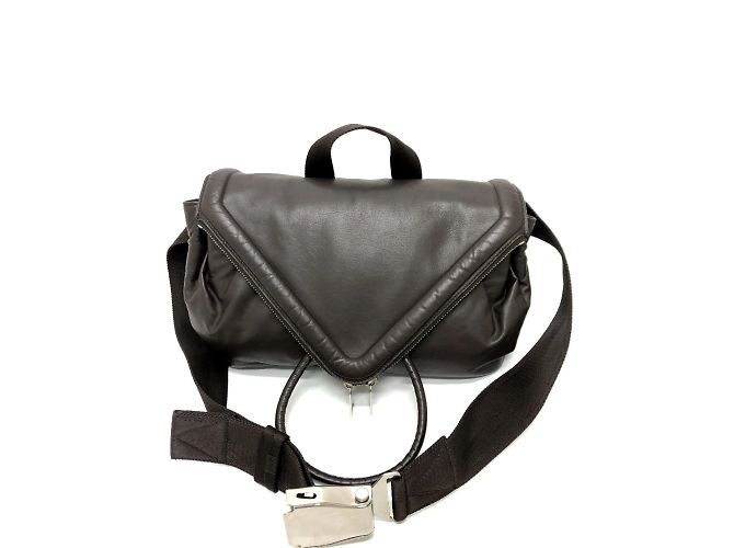 Bolsa de cinto de couro marrom Bottega Veneta