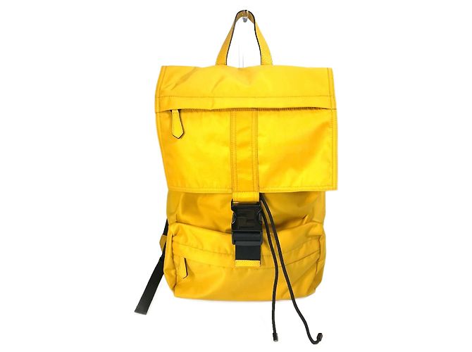 Fendi Yellow Backpack