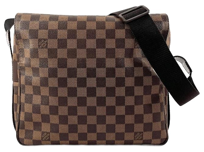 Sac à épaule Louis Vuitton Naviglio N45255 Toile Marron Damier ebène  ref.1470464