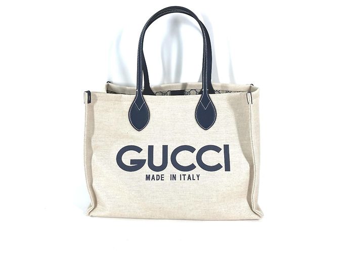 Bolsa tote Gucci bege com pochette