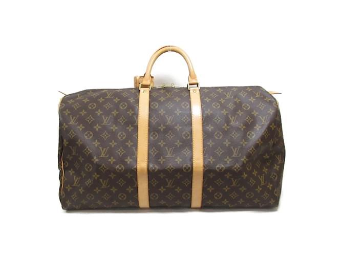 Louis Vuitton Keepall 55 Boston Bag Brown  ref.1470620