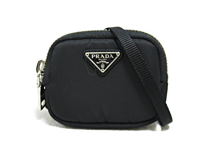 Prada Black Nylon Pouch Shoulder Bag