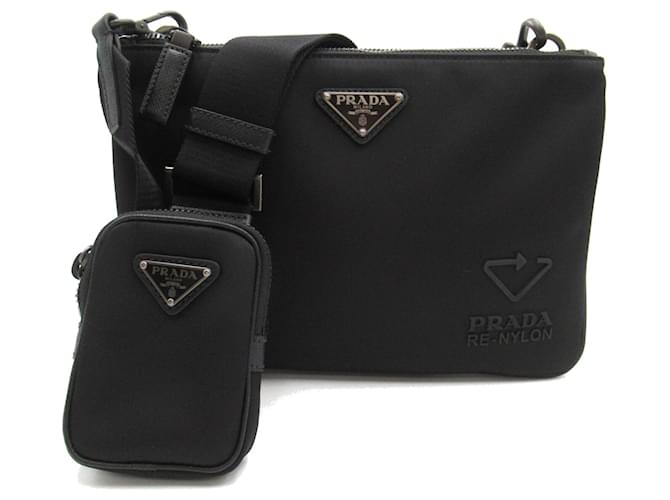 Schultertasche aus schwarzem Nylon von Prada  ref.1470714