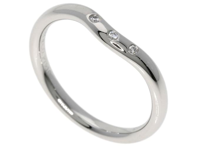 Gekrümmter Ring Tiffany & Co Silber Platin  ref.1470845