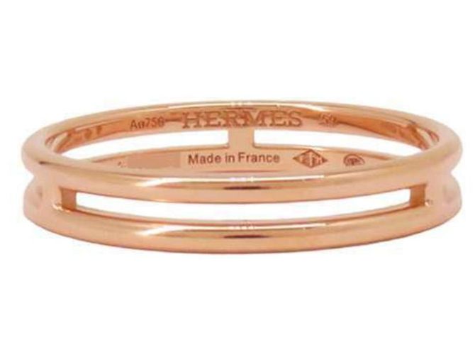 Ring Hermès Anillo de oro rosa K18PG Hermes Ariane