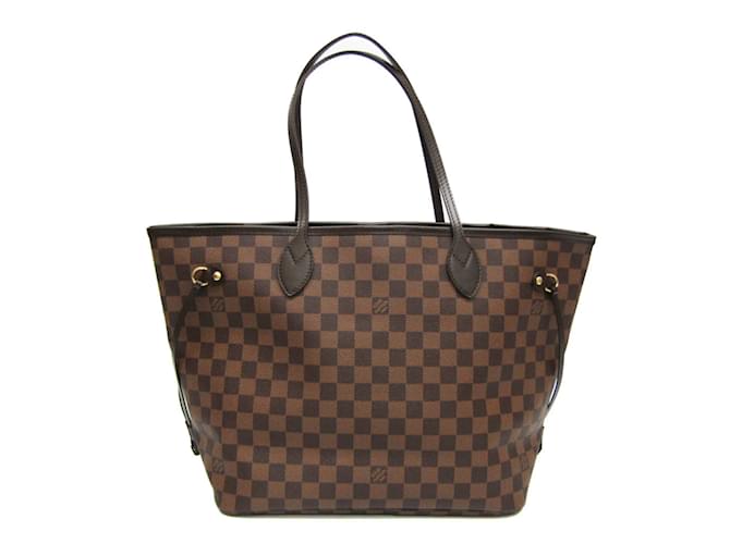 Sac à main Louis Vuitton Damier Neverfull MM Toile Damier ebène  ref.1471020