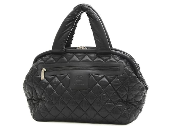 Sac Boston Coco Cocoon de Chanel Nylon Noir  ref.1471030