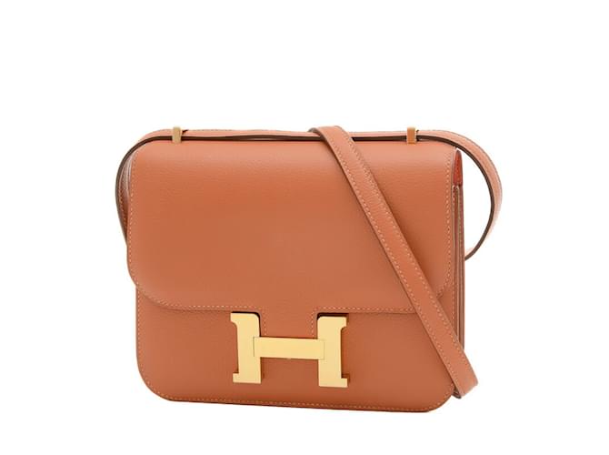 Hermès Sac à épaule Hermes Constance 18 Verso Rose  ref.1471060