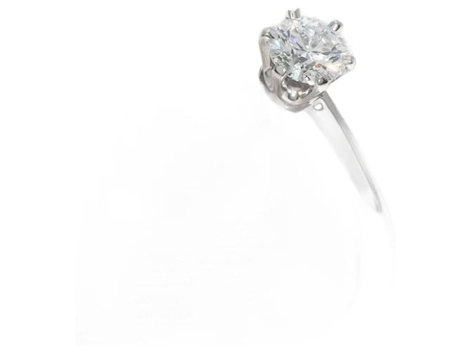 Tiffany & Co Bague en diamant solitaire en platine Tiffany  ref.1471085