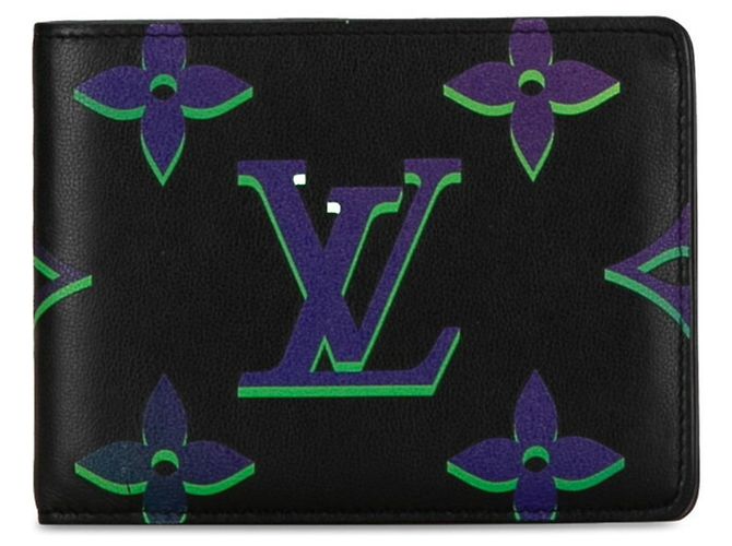 Louis Vuitton Monogram Spotlight Bi-fold Wallet Black