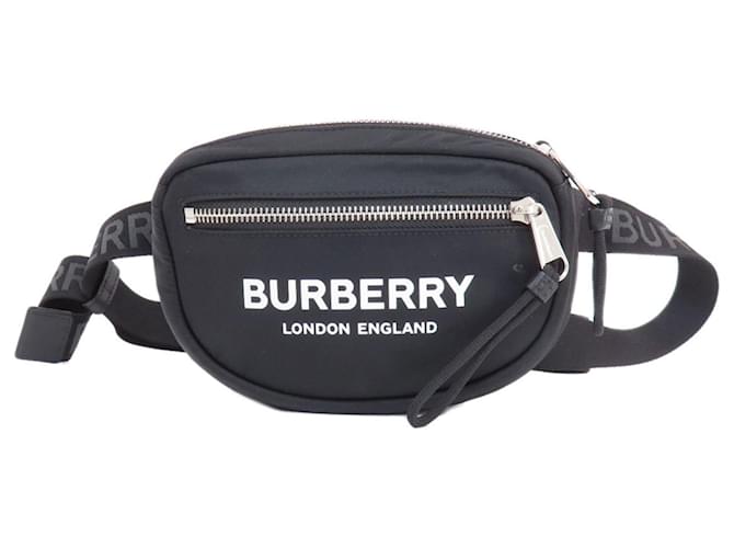 Marsupio in nylon nero Burberry  ref.1471347