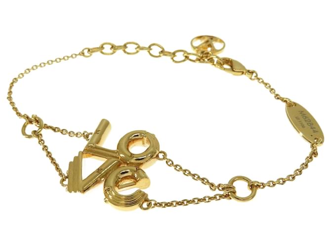 Bracelet charm LOVE LV&ME de Louis Vuitton Métal Doré  ref.1471408