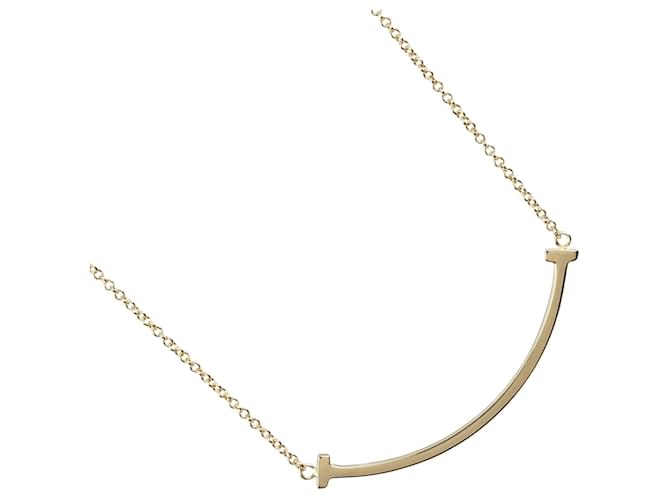 Tiffany & Co. T Smile Small Necklace Yellow gold  ref.1471472