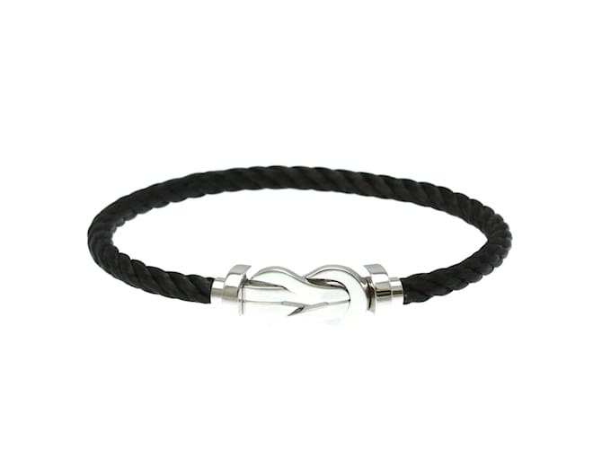 Bracelet de charme infini Fred Chance Or blanc Acier Argenté  ref.1471491