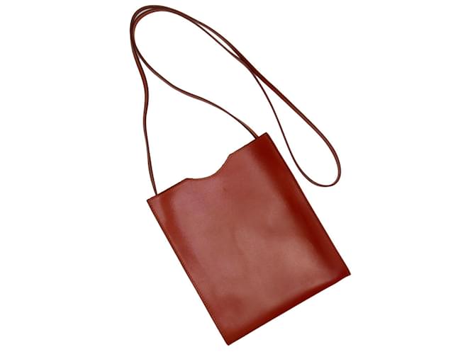 Hermès Sac à épaule en cuir marron Hermes  ref.1471500