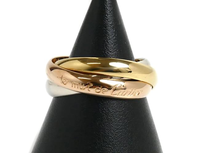 Bague Trinity Cartier en or 18K Or blanc Or jaune Or rose Doré  ref.1471698