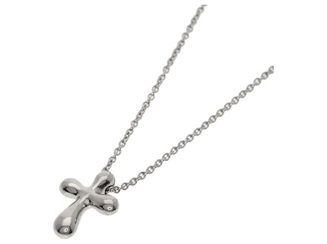 Tiffany & Co Collier Tiffany Cross en Platine PT950  ref.1471737