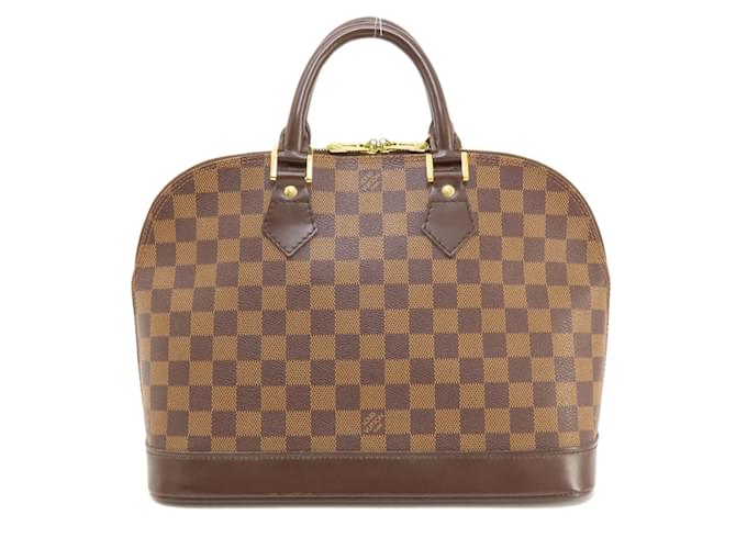 Louis Vuitton N51131 Alma PM Damier Ebene Handbag Cloth  ref.1471945