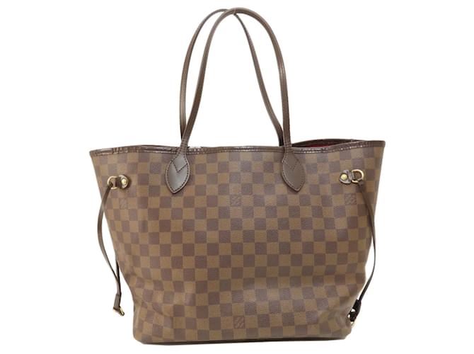 Neverfull MM Damier Ebene Tote Bag Louis Vuitton N51105 Leinwand  ref.1471959